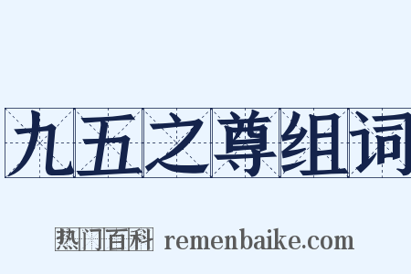 九五之尊组词是什么意思的图片